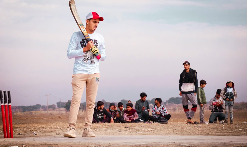 cricket enthusiast sharing passion