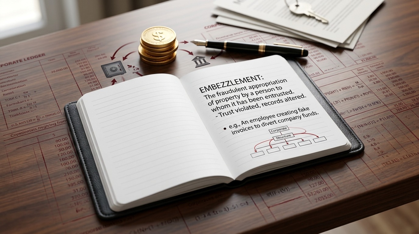 What Is Embezzlement? Understanding Financial Embezzlement